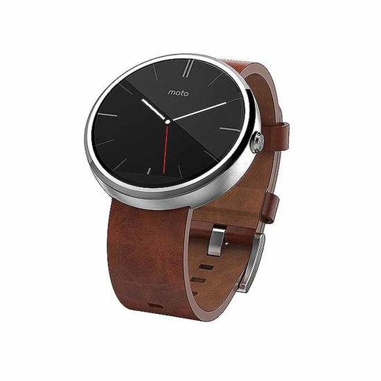 ساعت هوشمند موتورولا Moto 360 Brown Leather Band