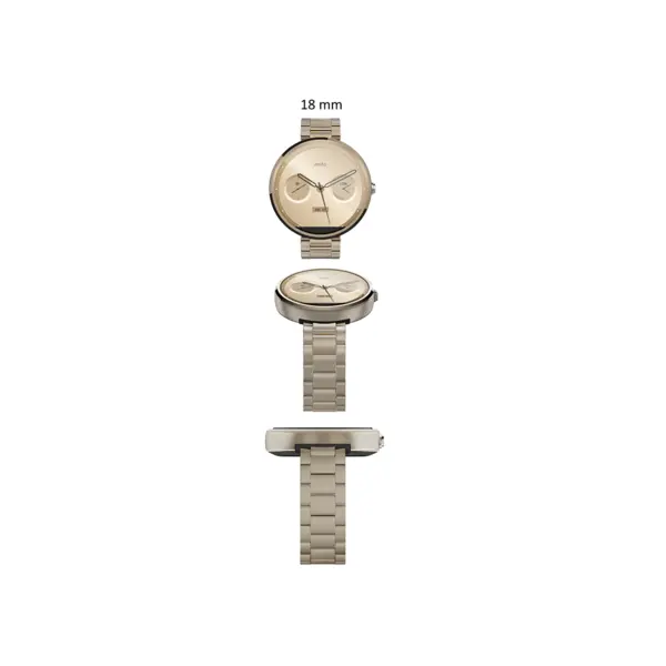 ساعت هوشمند موتورولا Moto 360 Rose Gold Metal 18mm Band