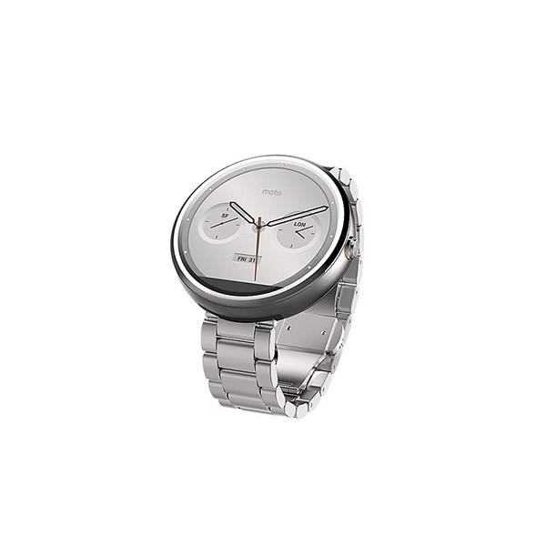 ساعت هوشمند موتورولا Moto 360 Silver Metal 18mm Band