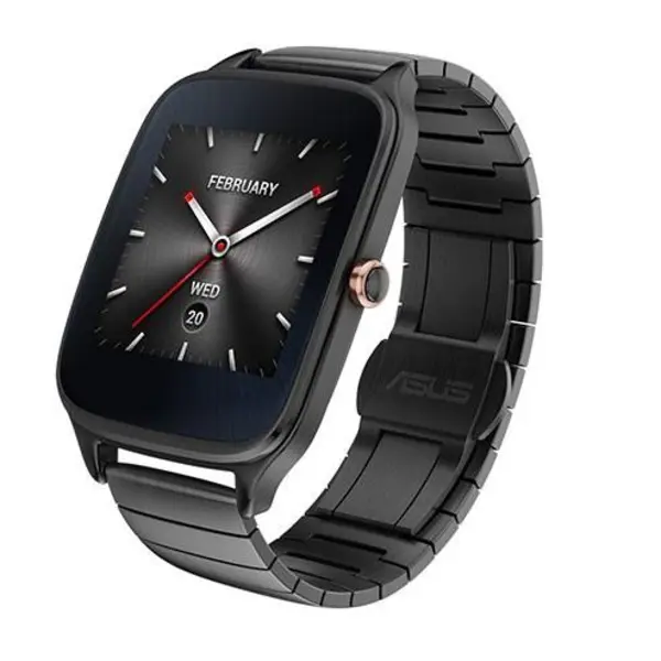 ساعت هوشمند ایسوس مدل Zenwatch 2 WI501Q Smart Watch New HyperCharge Model With Brown Rubber Band