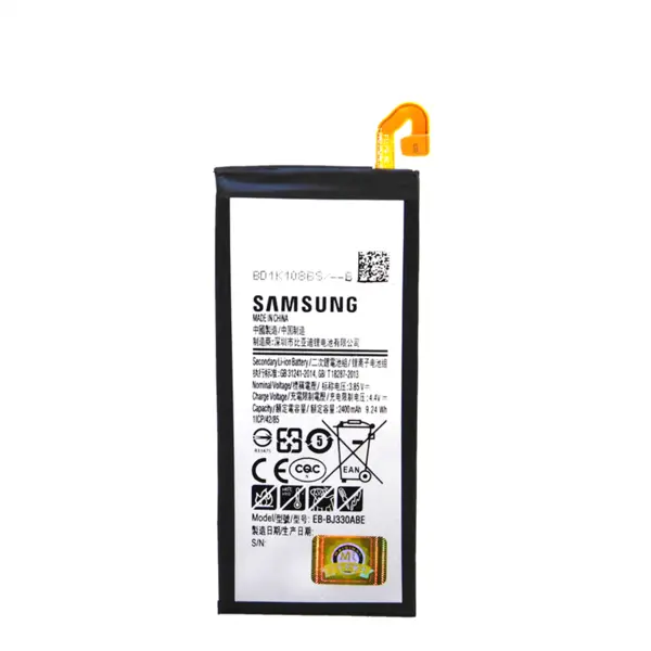 باتری موبایل مدل EB-BJ330ABE با ظرفیت 2400mAh برای سامسونگ Galaxy J3 Pro Samsung EB-BJ330ABE 2400 mAh Battery For Samsung Galaxy J3 Pro - 3