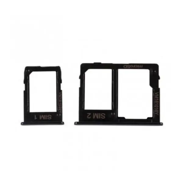 خشاب سیمکارت و مموری سامسونگ Samsung Galaxy J6 Plus / J610 Sim Holder SIM TRAY J6 PLUSE BLACK - 5