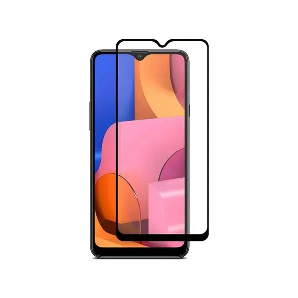 محافظ گلس فول چسب سامسونگ گلکسی A20s Full Glass Screen Protector For Samsung Galaxy A20s - 3