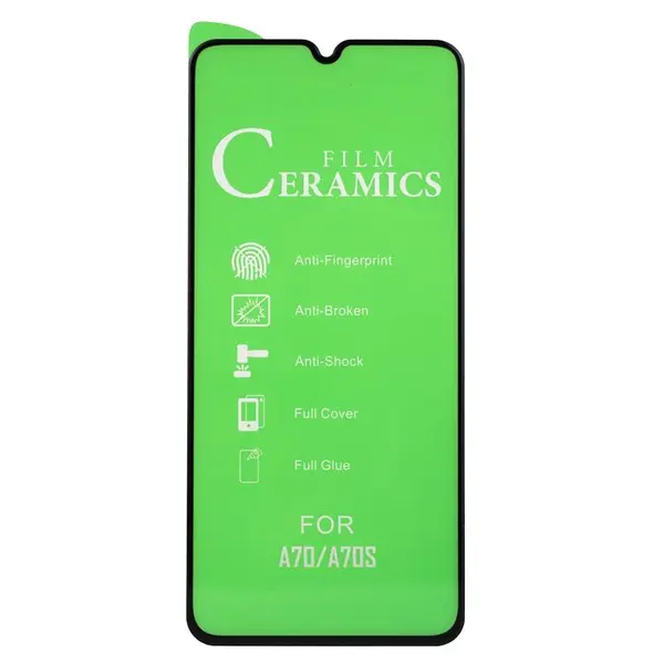 محافظ گلس فول چسب سامسونگ گلکسی A70s Full Glass Screen Protector For Samsung Galaxy A70s - 4