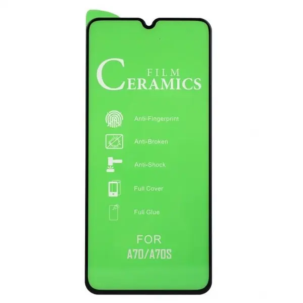 محافظ گلس فول چسب سامسونگ گلکسی A70s Full Glass Screen Protector For Samsung Galaxy A70s - 3