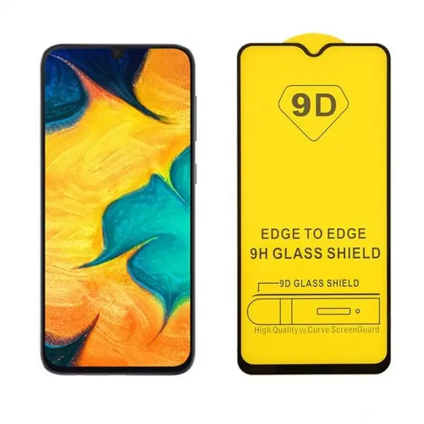 محافظ گلس فول چسب سامسونگ گلکسی A70s Full Glass Screen Protector For Samsung Galaxy A70s - 2