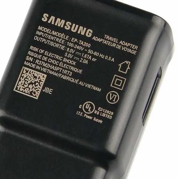 شارژر دیواری سامسونگ مدل EP-TA200 Samsung EP-TA200 Wall Charger - 4