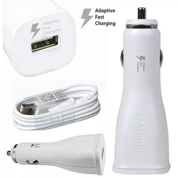 شارژر فندکی سامسونگ فست شارژ Fast Charging با کابل - 5