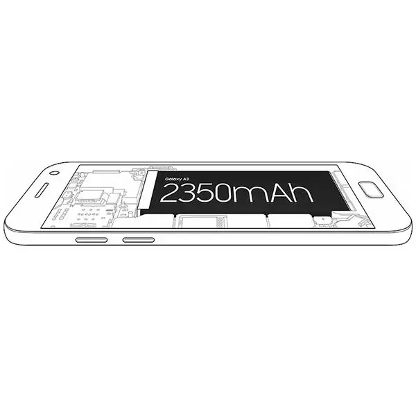 باتری موبایل سامسونگ مدل Galaxy A3 2017 Samsung Galaxy A3 2017 battery - 3