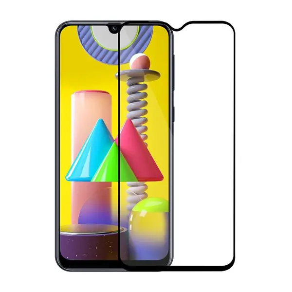 گلس سرامیکی تمام صفحه گوشی سامسونگ گلکسی M31 9d - 2