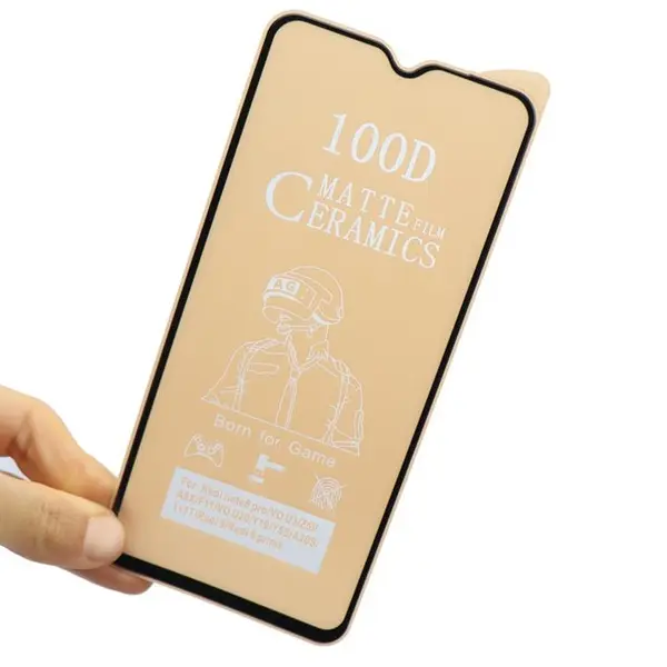 گلس مات PMMA سرامیکی سامسونگ A02s Samsung Galaxy A02s Matte Ceramic Full Glue Screen Protector - 2