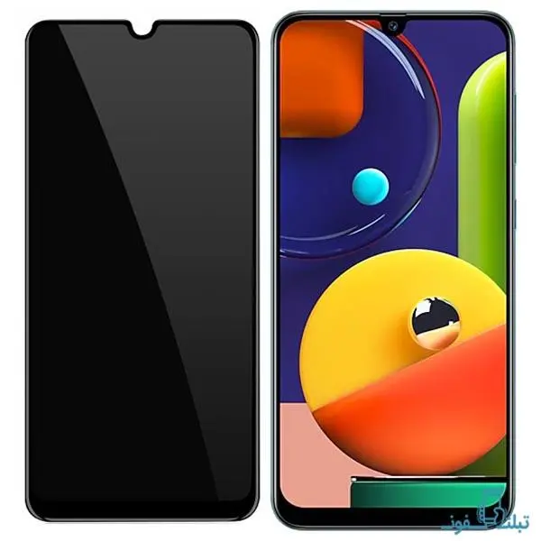 برچسب گلس تمام چسب Privacy امنیتی سامسونگ گلکسی A50S/A50/A30S/A30/A20 Privacy Full Glass Screen Protector For Samsung Galaxy A50s - 3