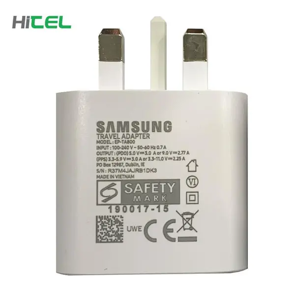آداپتور شارژ سامسونگ Samsung Adapter 25W Samsung adapter 25 Watt Wall Charger with cable - 3