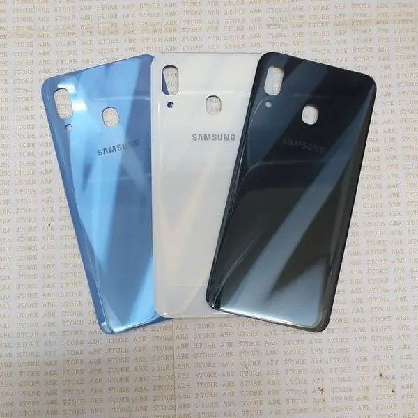درب پشت سامسونگ گلکسی Samsung Galaxy A20 2019 A205 BACK COVER A20 BLUE - 5