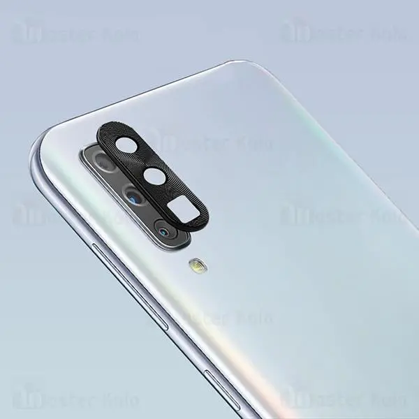 محافظ لنز فلزی دوربین موبایل سامسونگ Samsung Galaxy A50 / A70 Alloy Lens Cap... Glass Camera Lens Samsung A505 Galaxy A50, A705 Galaxy A70, black - 3
