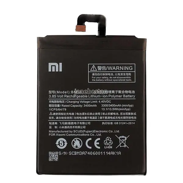 باتری گوشی شیائومی می نوت 3 مدل BM-3A Xiaomi Mi Note 3 BM-3A Battery - 4