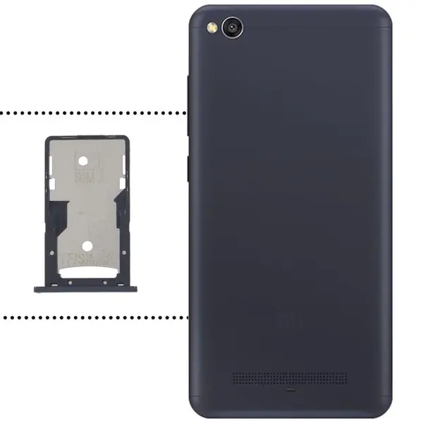 اسلات سیم نگهدارنده سیم کارت گوشی شیائومی ردمی 4A Xiaomi Redmi 4A Sim Card Tray Holder - 5