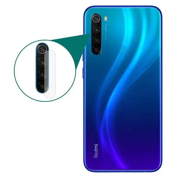 محافظ لنز شیشه ای دوربین شیائومی Camera Lens Glass Protector For Xiaomi Redmi Note 8 Camera Lens Ring Protector for Xiaomi Redmi Note 8 - 2