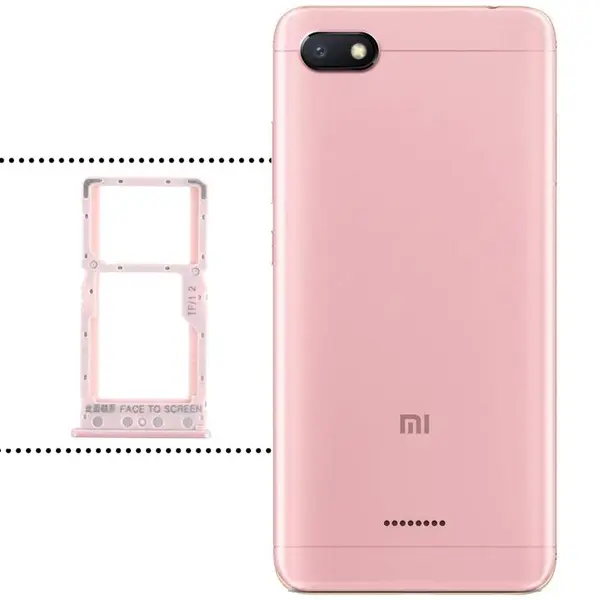 هلدر سیم شیائومی HOLDER SIM XIAOMI REDMI 6A Xiaomi Redmi 6A Sim Card Tray Holder - 5