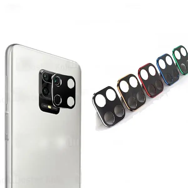 محافظ لنز فلزی دوربین موبایل Xiaomi Redmi Note 9 / Redmi 10X 4G Metal Lens Metal Lens Protector Note 9 - 3