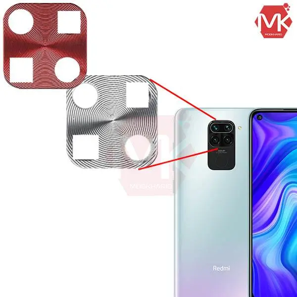 محافظ لنز فلزی دوربین موبایل Xiaomi Redmi Note 9 / Redmi 10X 4G Metal Lens Metal Lens Protector Note 9 - 4