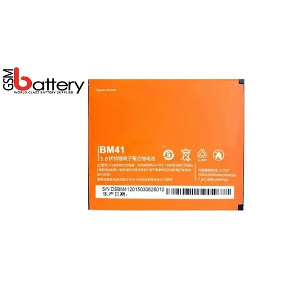 باتری گوشی شیائومی ردمی 1s مدل BM-41 Xiaomi Redmi 1s BM-41 Battery - 3