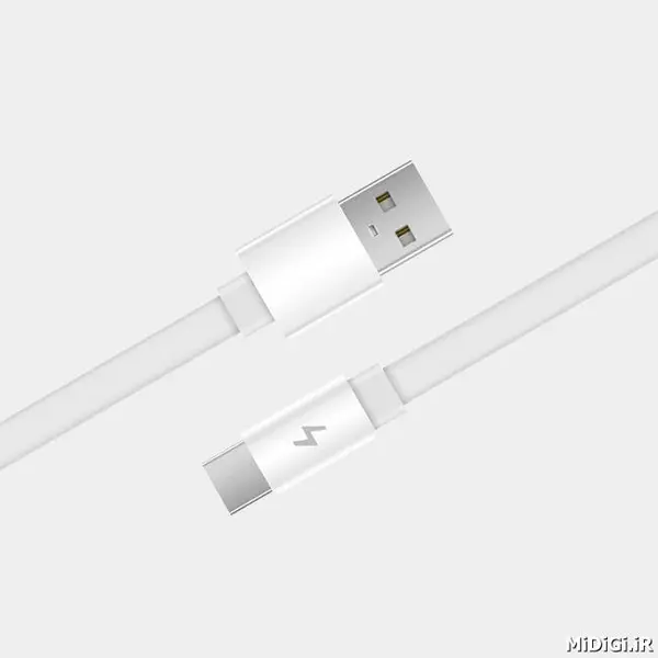 کابل فلت فست شارژ میکرو یو اس بی 1 متری زدمی شیاومی شیائومی Xiaomi ZMi MicroUsb Flat AL600 1M Fast Charging Cable - 3