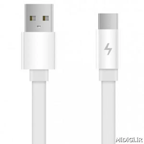 کابل فلت فست شارژ میکرو یو اس بی 1 متری زدمی شیاومی شیائومی Xiaomi ZMi MicroUsb Flat AL600 1M Fast Charging Cable - 5