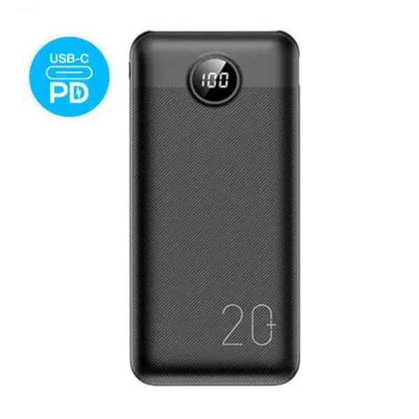 پاوربانک 20 هزار فست شارژ VERITYمدل PH133 دارای نمایشگر مخصوص شیائومی