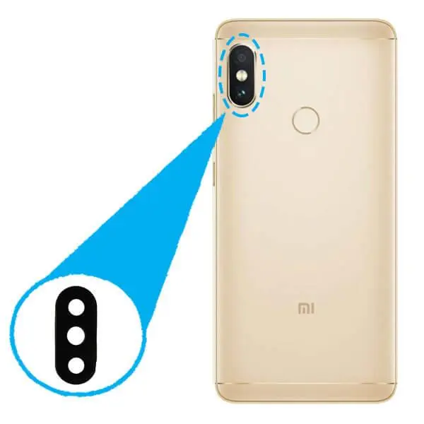 شیشه لنز دوربین گوشی شیائومی ردمی نوت 5 / ردمی نوت 5 پرو Xiaomi Redmi Note 5 / Note 5 Pro Camera Lens Glass - 2