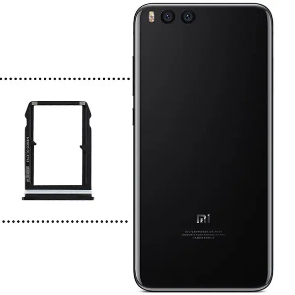 اسلات سیم نگهدارنده سیم کارت گوشی شیائومی می 6 Xiaomi Mi 6 Sim Card Tray Holder - 5