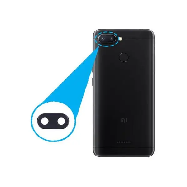 شیشه لنز دوربین گوشی شیائومی ردمی 6 Xiaomi Redmi 6 Camera Lens Glass - 4