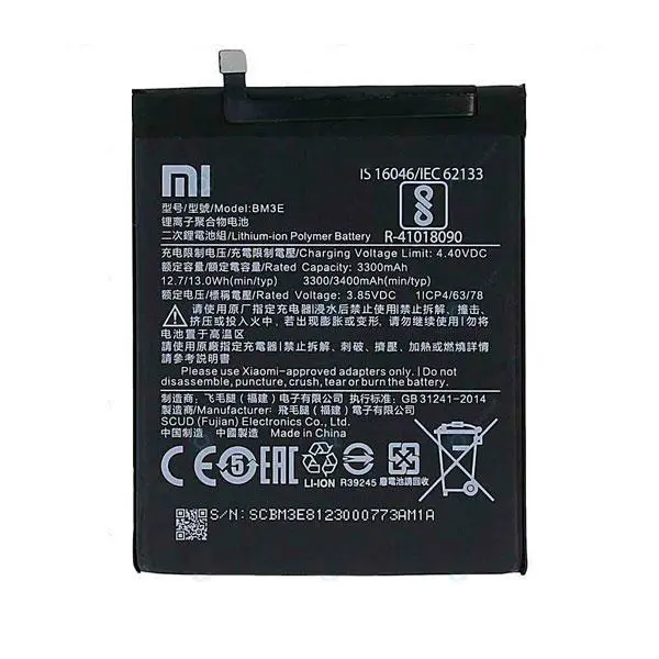 باتری شیائومی Battery Xiaomi Mi 8 BM3E Xiaomi Mi 8 Battery BM3E 3400mAh - 4