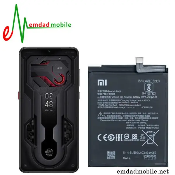 باتری شیائومی Battery Xiaomi Mi 9 BM3L Xiaomi Mi 9 - BM3L 3200mAh Battery - 2