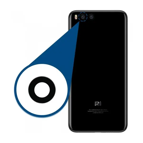 شیشه دوربین شیائومی Glass Camera Back Xiaomi Mi 6 Xiaomi Mi 6 Camera Lens Glass - 3
