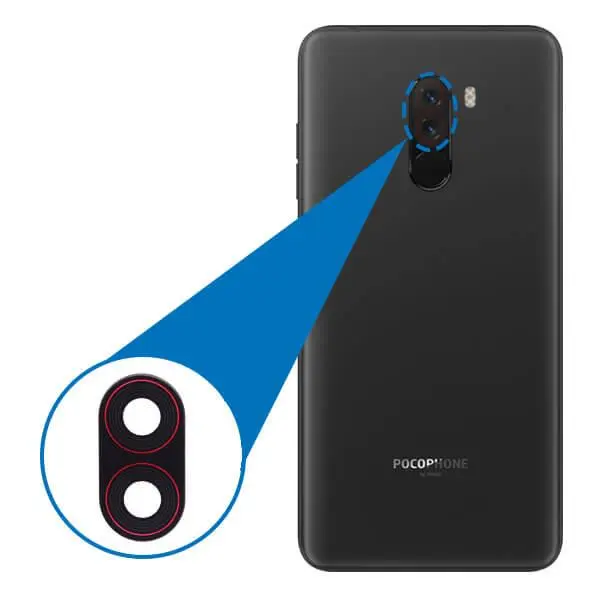 گلس لنز دوربین شیائومی Lens Protector Xiaomi Pocophone F1 Xiaomi Pocophone F1 Camera Protector Glass - 4