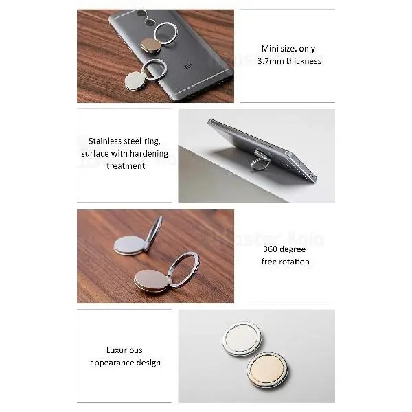 حلقه نگهدارنده ضد سرقت گوشی شیائومی Xiaomi Mobile Phone Ring Holder - 3