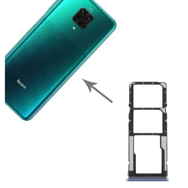 خشاب سیم کارت گوشی xiaomi redmi note 9 pro Sim Tray Xiaomi Redmi Note 9 Pro Black - 2