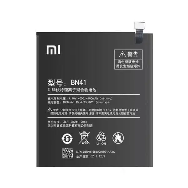 باتری گوشی شیائومی Xiaomi Redmi Note 4 Xiaomi Redmi Note 4 Battery BN41 4100mAh - 2