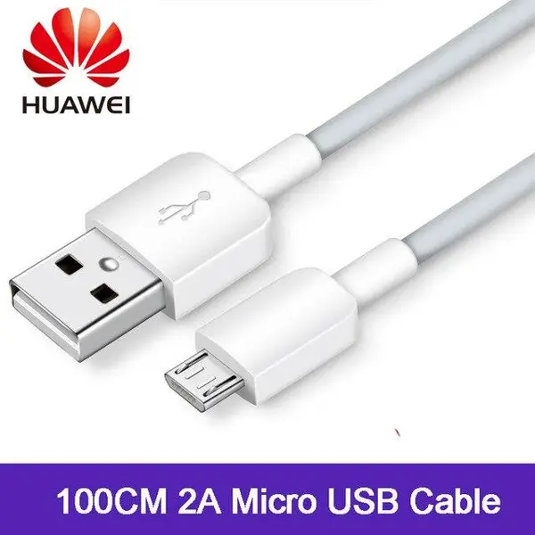 کابل شارژر هواوی و هونور انتقال داده میکرو یو اس بی کابل هواوی و هانر 1 متری Huawei Y5 Y3 Y6 Y7 P8 P9 Y9 2019 Honor Micro USB Cable 1M - 5