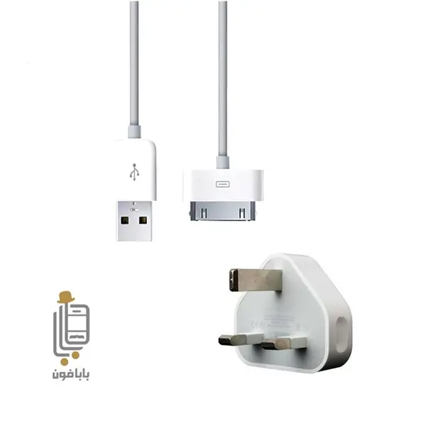 شارژر آیفون همراه کابل Apple iphone 4/4S - 5