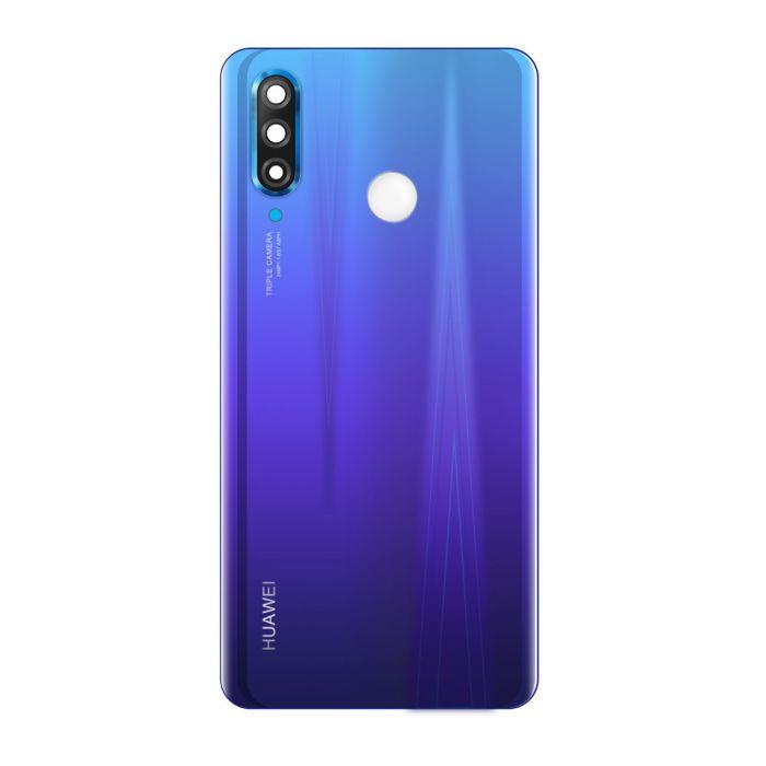 Back Cover Huawei Nova 4e, P30 Lite, dark Blue