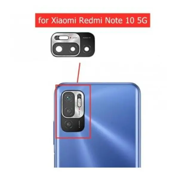 شیشه لنز دوربین گوشی شیائومی ردمی نوت 10 Xiaomi Redmi Note 10 Camera Lens Glass - 3