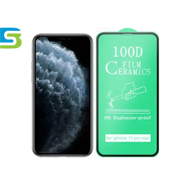 برچسب سرامیکی آیفون 11PRO MAX 100D Ceramic Screen Protector for Apple Iphone 11 Pro max 100D - 2
