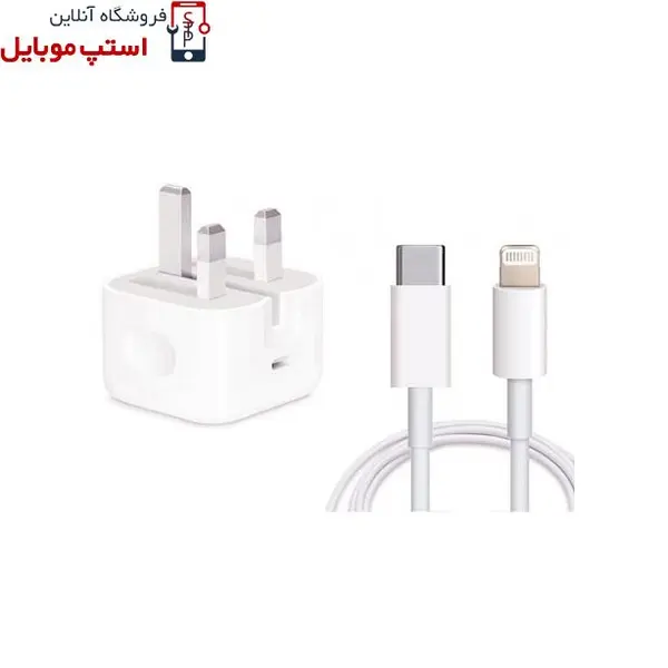 شارژر آیفون 12 پرو فست شارژر 20 واتی – Apple iPhone 12 PROبه همراه کابل 1 متری CHARGER FOR IPHONE 12 PRO+ CABL ORGINAL 1 METER - 4