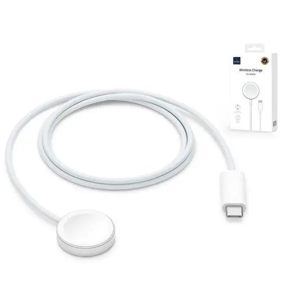 شارژر بی سیم اپل واچ 1/2/3/4/5/6/SE ویوو Wiwu Wireless Charge For Watch 1.2M M9 - 2
