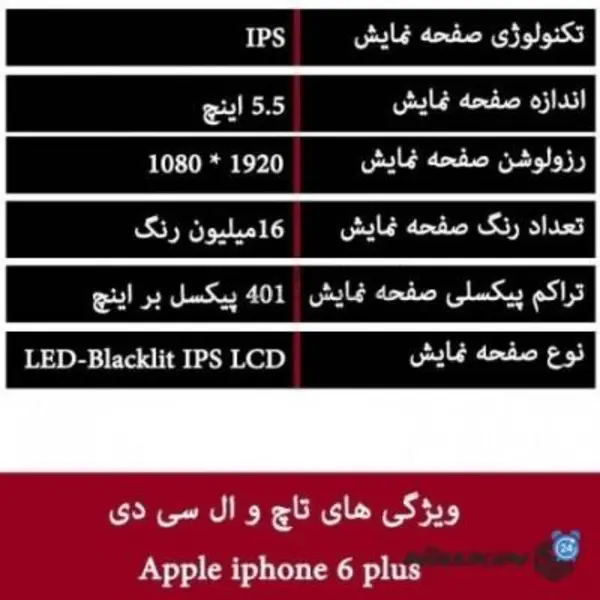 تاچ و ال سی دی ایفون 6 پلاس Apple iPhone 6 Plus LCD Display Touch Screen - 2