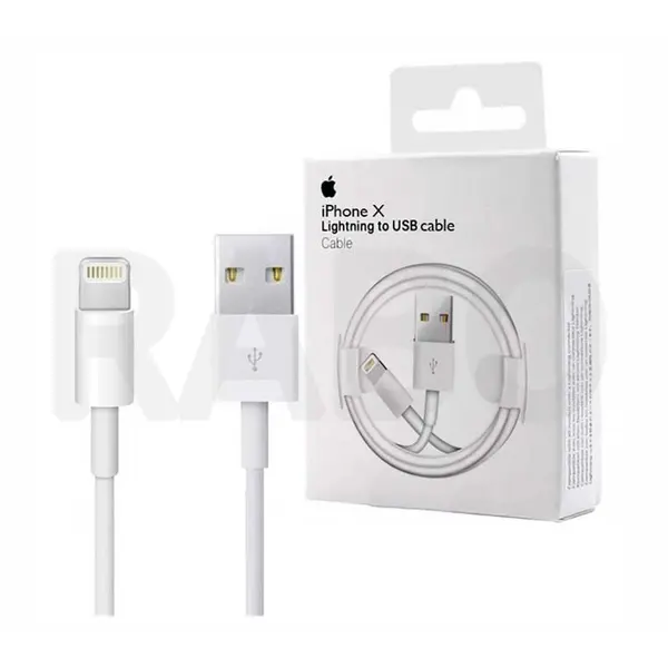 کابل لایتنینگ آیفون 6 یک متر Apple iPhone/iPad Charging/Charger Cord Lightning to USB Cable[Apple MFi Certified] Compatible iPhone X/8/7/6s/6/plus/5s/5c/SE,iPad Pro/Air/Mini,iPod TouchWhite 1M/3.3FT Original Certified - 4