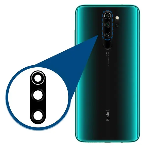 شیشه لنز دوربین گوشی شیائومی ردمی نوت 8 پرو Xiaomi Redmi Note 8 Pro Camera Lens Glass - 5