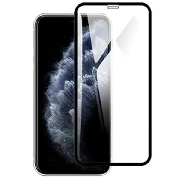 گلس ایفون apple iphone 11 pro تمام صفحه و تمام چسب full iphone 11pro glass - 5
